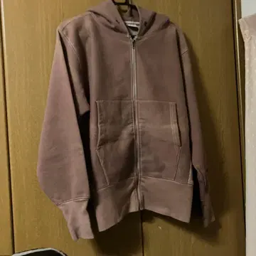 Champion 브라운 풀 집업 후드티 REVERSE WEAVE