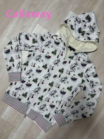 레어 캘러웨이 후드티 올 패턴 가을/겨울 일부 보아 여성용 사이즈 L