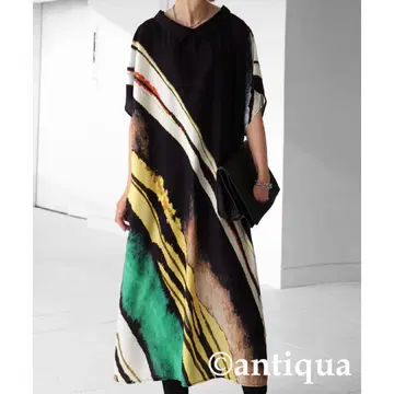 antiqua patterntorso 그래픽 원피스