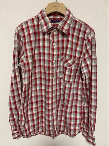 OMNIGOD 옴니갓 블록 체크 셔츠 3 L 사이즈 캐주얼