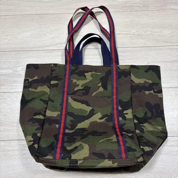 KEI Hayama PLUS 카모 패턴 스트라이프 토트백