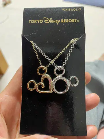 TOKYO DISNEY RESORT 페어 목걸이