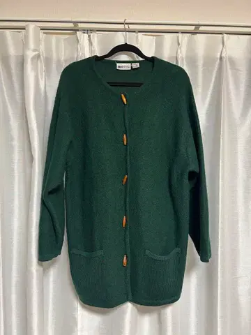 시모키타자와 vintage monky 구제 의류 울 100% 가디건 XL