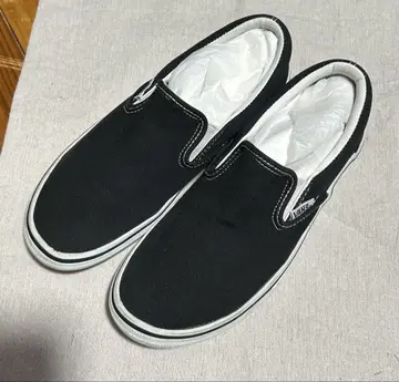 Vans 블랙 슬립온 US 6