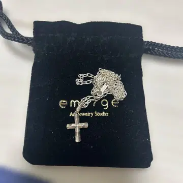 emerge 실버 크로스 목걸이 silver925