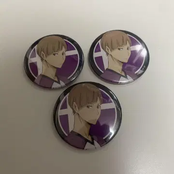 하이큐 트레이딩 캔뱃지 시라부 켄지로