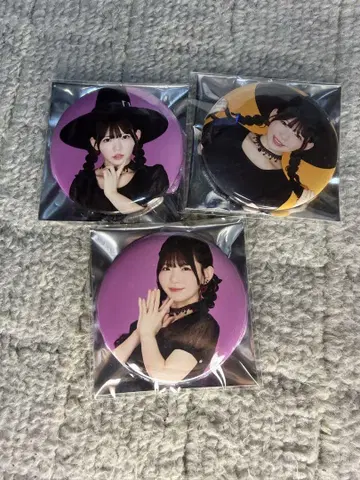 성우 그라 할로윈 나가츠키 아오 캔뱃지 3종 세트