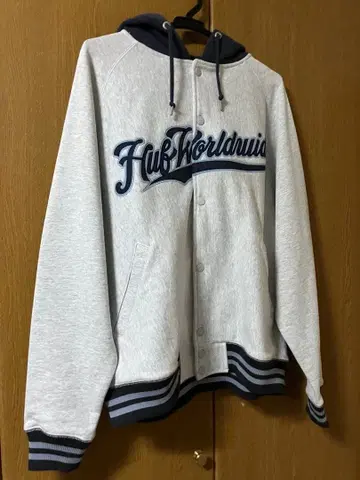 Huf Worldwide 후드티 그레이/네이비