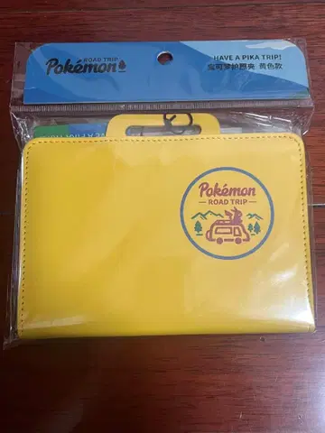 포켓몬 로드 트립 여권 케이스 옐로우 컬러 주야 세트 road trip