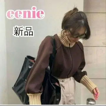 새상품 이니 후드티 자켓 볼륨 소매 저지 블루종