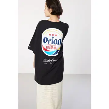 로데오 크라운 오리온 맥주 로고 오버 사이즈 T셔츠