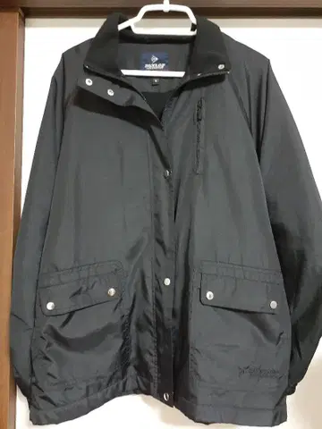 DUNLOP 블랙 나일론 자켓
