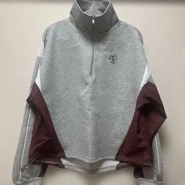 NC 하프 지퍼 트레이닝복 그레이