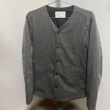 iD 노카라 자켓 그레이