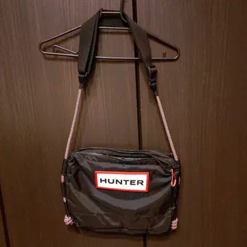 HUNTER 블랙 숄더백