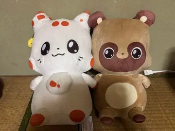 꼬리 두 개 달린 아기 여우 텐코 폰키치 봉제 인형 세트