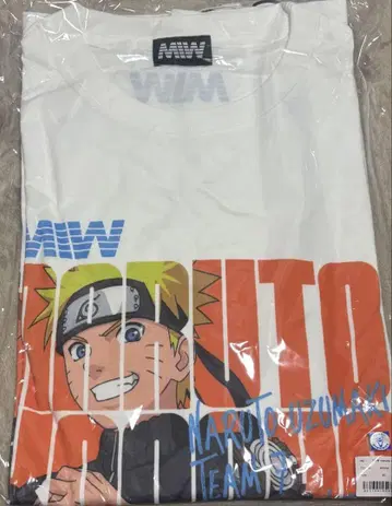 NARUTO MIW 나루토 롱T XL 화이트