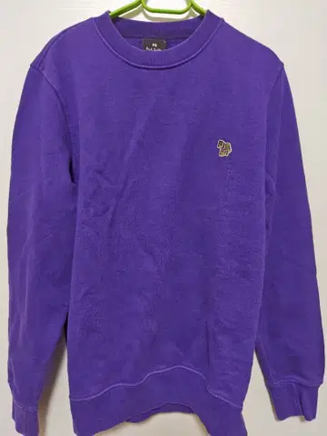 폴 스미스 지브라 원포인트 맨투맨 S 퍼플 트레이닝복