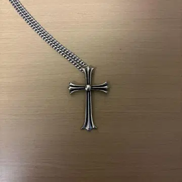 실버 크로스형 펜던트 목걸이
