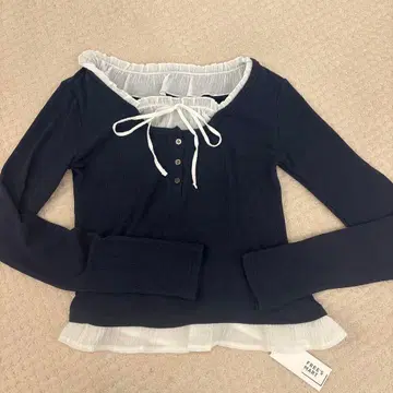 FREE'S MART 네이비 긴팔 상의 프리 사이즈 미사용 택 포함