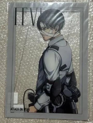 주말 세일 진격의 거인 클리어 포스터 리바이