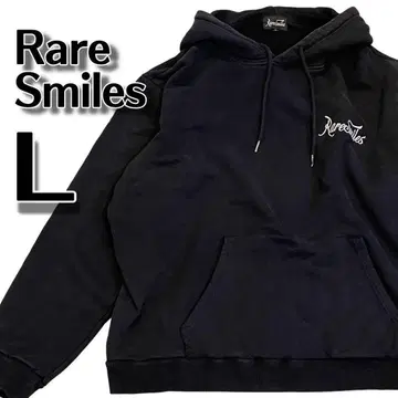 [ 437 ] Rare Smiles 오버 사이즈 후드티 후드 부착 블랙