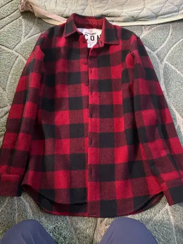 DSQUARED2 체크 울 셔츠