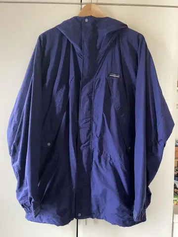 [ 귀중 ] 90년대 눈 없는 택 patagonia 네이비 마운틴 후드티