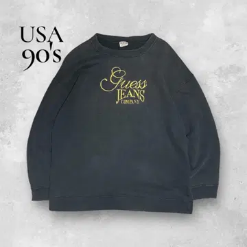 80~90s USA 제조 GUESS 맨투맨 페이드 vintage