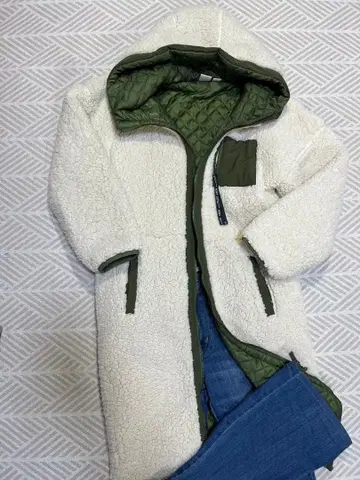 새상품급! 록시 ROXY 플리스 자켓 후드 부착