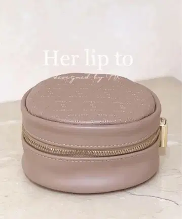 her lip to 모노그램 액세서리 케이스 주얼리 케이스