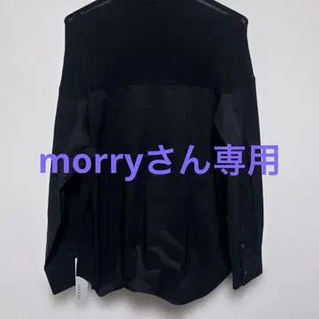 VERSEAU 블랙 긴팔 셔츠