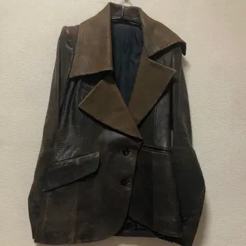 ifsixwasnine 가죽 자켓 브라운 size 0