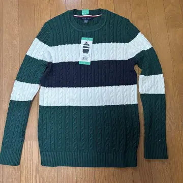 타미힐피거 케이블 짜임 스웨터 XL