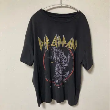 h&m DEF LEPPARD 디플레파드 애니멀 티셔츠