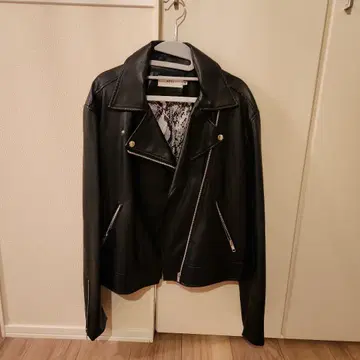AZUL by MOUSSY 블랙 라이더 자켓 M