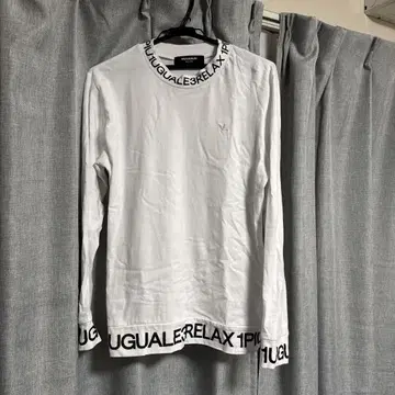1PIU1UGUALE3 화이트 긴팔 T셔츠