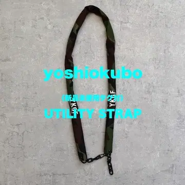 [ 미사용 새상품 택 포함 ] yoshiokubo 체인 스트랩 CAMO