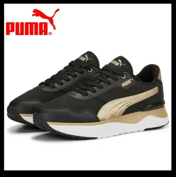 푸마 R78 보야주 메탈릭 블랙 골드 24cm PUMA