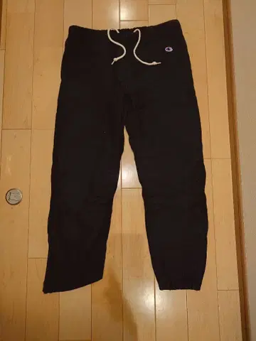 Champion 블랙 스웨트 팬츠