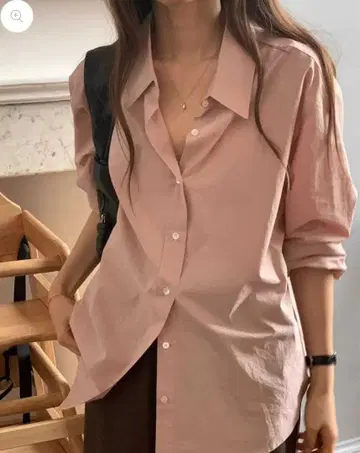 [ LEDAY ] Ounce easy cotton shirt -pink