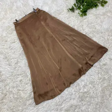 356 심플리시떼 [ M ] 롱 스커트 플레어 허리밴딩