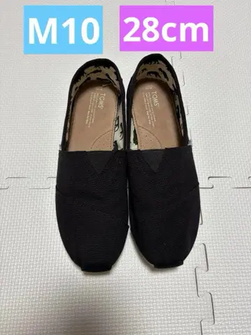 [ 새상품급 ] TOMS 슬립온 블랙/28cm