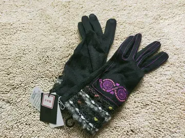 택 포함 새상품 안나수이 ANNA SUI 스마트폰 대응 장갑