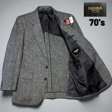 [ 초레어 ] 70s 데드스탁 Dormeuil 울 테일러드 자켓