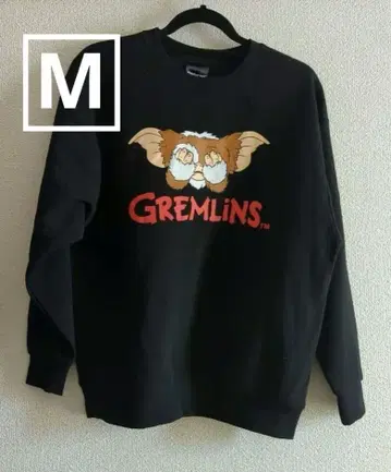 주말 SALE 그렘린 기즈모 눈가림 기즈모 맨투맨 블랙 M