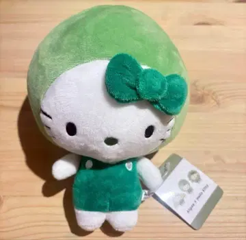 헬로키티 봉제 인형 그린 컬러 오사카 만박 마리모