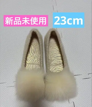 플랫 펌프스 여성용 미사용 새상품 23cm