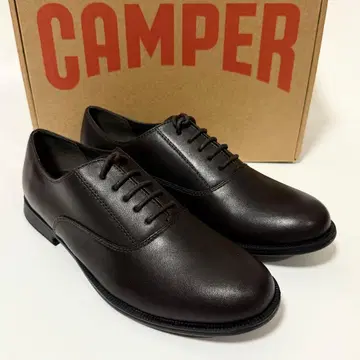 새상품 Camper 1913 캠퍼 가죽 드레스 슈즈 브라운