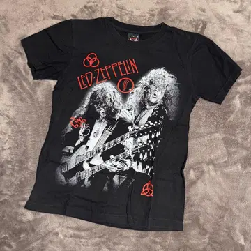 LED ZEPPELIN 밴딩T셔츠 블랙